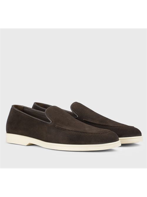 SUEDE LOAFERS DOUCALS | DU3413NWMAUY009GM23VISONE TERRE/F.DO GLASSA
